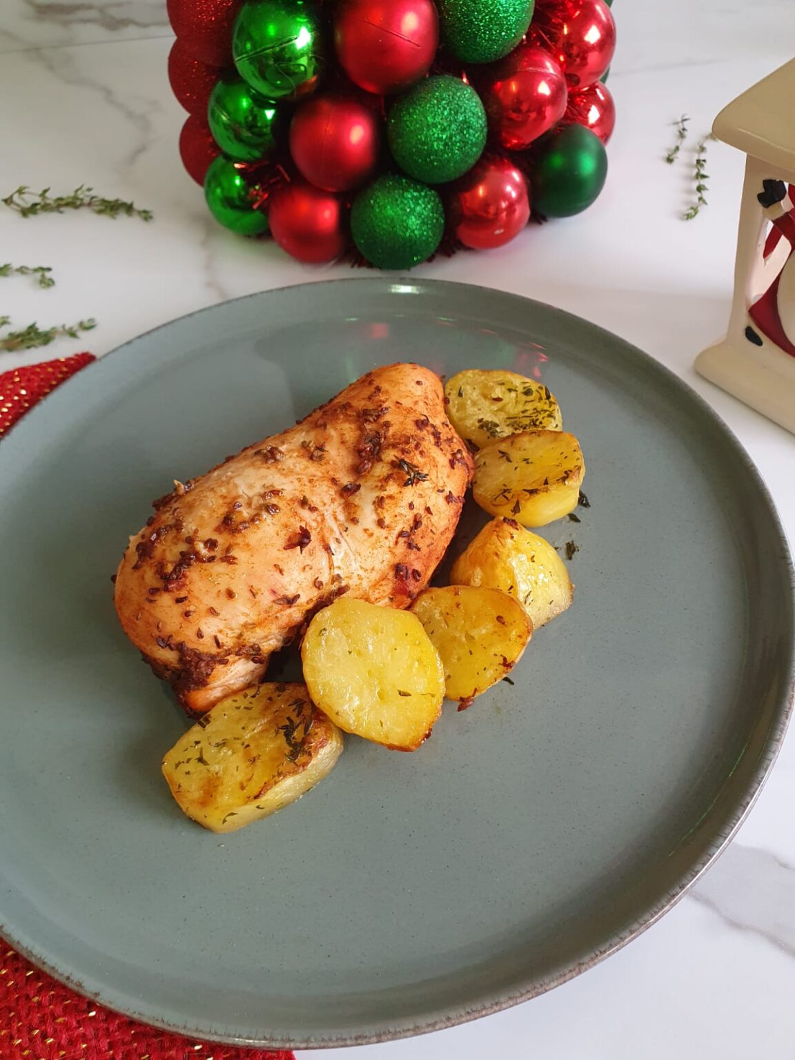 Frango com batata Prato